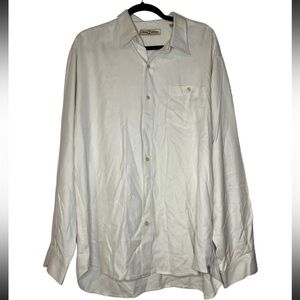 Tommy Bahama 100% Silk Button Down Long Sleeve Size XL